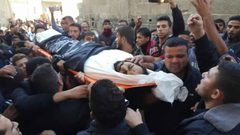 جماهير غفيرة تشيع شهداء خانيونس