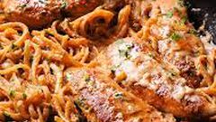 باستا دجاج بالجبن