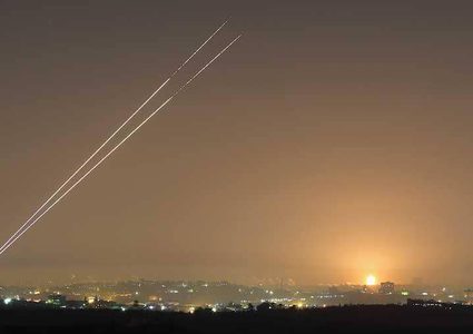 الاحتلال يرصد 370 قذيفة أطلقت من غزة