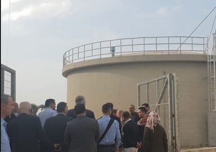 سلطة المياه تفتتح عددًا من المشاريع التطويرية