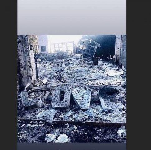 نجمة شهيرة تفقد منزلها الفخم خلال ساعات