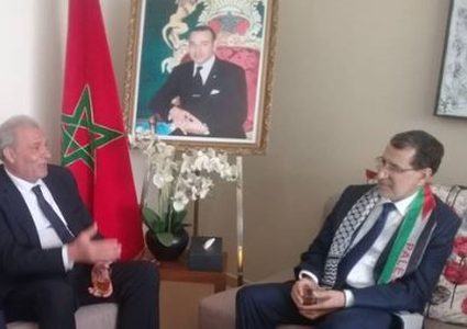 أبو عمرو يلتقي رئيس الوزراء المغربي