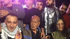 "فتح" في مخيم جنين تحتفي باستقبال المحرر خضر ضبايا