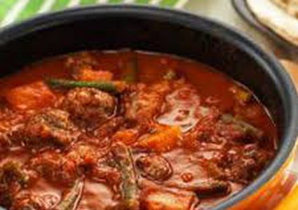 طبخة الكفتة واللوبيا مع البطاطا