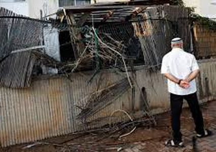 منازل المستوطنين تطالب بتعويضات جراء صواريخ غزة