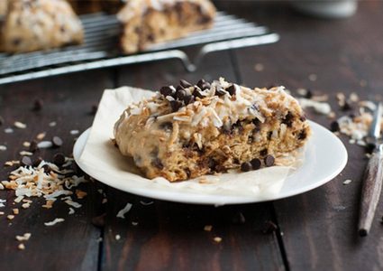 حلوى البلوندي بقطع الشوكولا