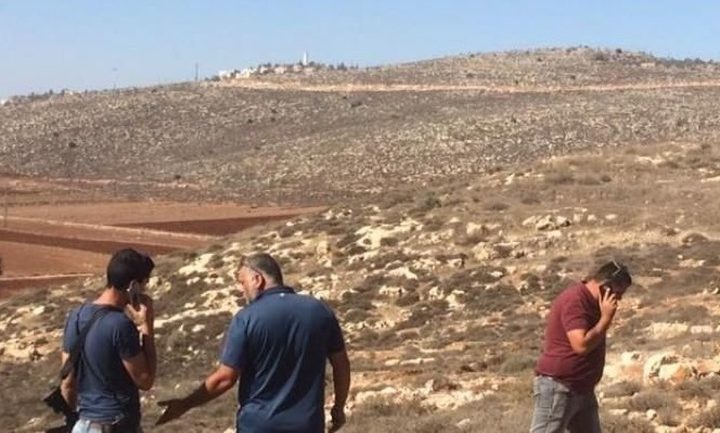 شق طريق استيطاني في أراضي عصيرة الشمالية