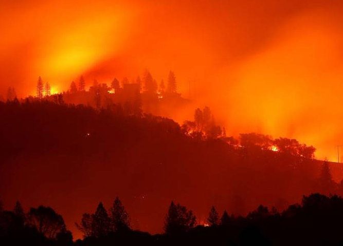 ارتفاع حصيلة حرائق كاليفورنيا الى 77 قتيلاً