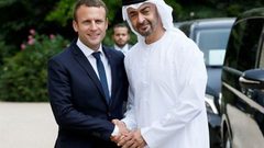 مباحثات إماراتية فرنسية في باريس
