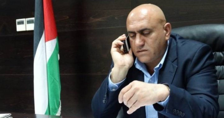 اللواء أكرم الرجوب يتسلم منصبه محافظا لجنين