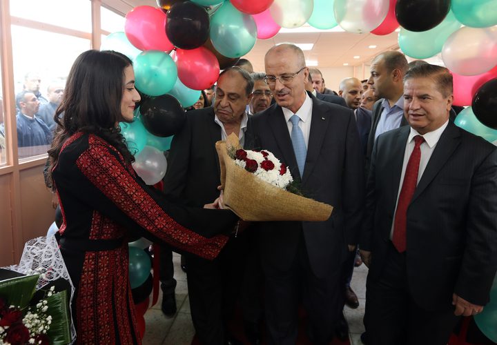 رئيس الوزراء د. رامي الحمد الله يفتتح مبنى الطوارئ في مستشفى رفيديا وقسم العناية الحثيثة في المشفى الوطني بنابلس.