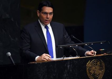 "دانون":"خطة ترامب للسلام ستعرض بداية عام 2019"