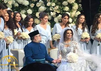 ملك ماليزيا يتزوج ملكة جمال موسكو