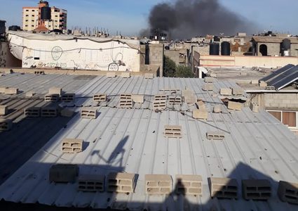 انفجار ضخم يهز منطقة البريج وسط قطاع غزة