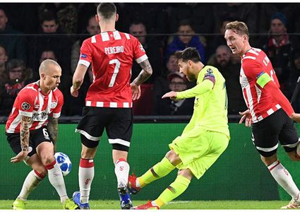 أبطال أوروبا.. برشلونة يجتاز ايندهوفن بثنائية