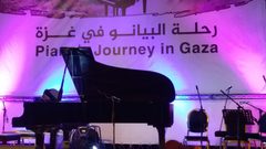 "البيانو" الجريح في غزة يعود للحياة بعد تعافيه