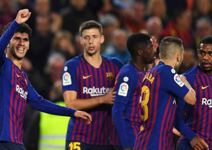 برشلونة يعود لصدارة الدوري الإسباني