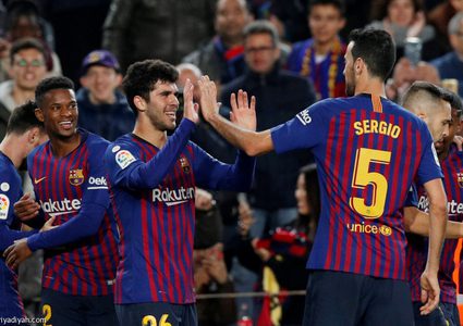 برشلونة ينتزع قمة الليغا مؤقتًا بفوزه على فياريال