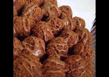 طريقة عمل كرات اللوتس بالشعيرية