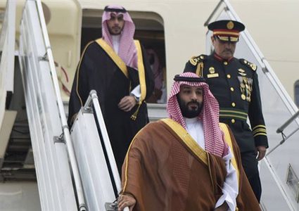 ولي العهد السعودي يصدر بيانا مشتركا من موريتانيا