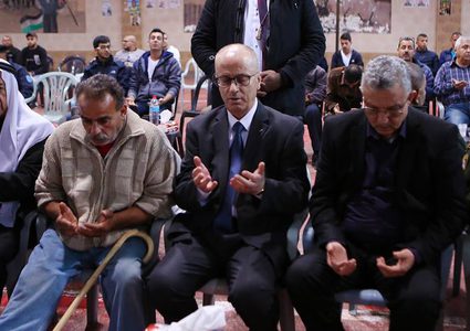 الحمد الله يقدم واجب العزاء بالشهيد حبالي