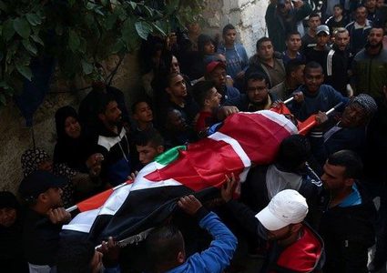 تشييع جثمان شهيد طولكرم