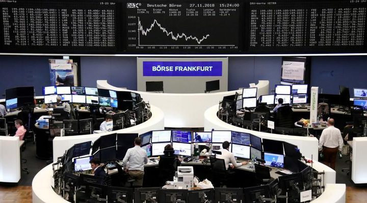 أسهم أوروبا تهبط لأدنى مستوى في أسبوعين