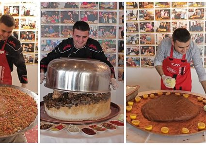 فنانة شهيرة في المطبخ تقلّد الشيف بوراك