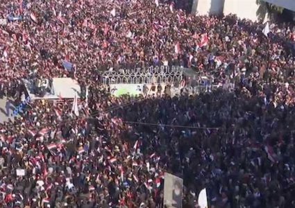 تظاهرات عراقية حاشدة رفضا للإملاءات الإيرانية