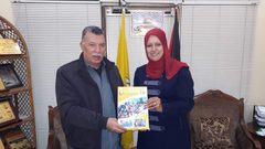"حلس" يتسلم التقرير السنوي لدائرة الأشبال والزهرات
