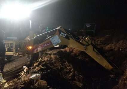 شرطة جنين تناشد المواطنين عدم المرور من شارع برقين
