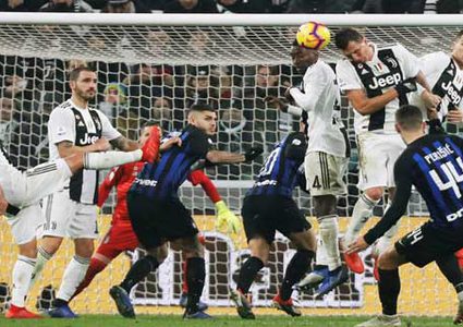 يوفنتوس يجتاز انتر ميلان في (الكالتشيو)