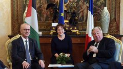 رصاص: نثمن عاليًا دور فرنسا وموقفها الداعم لفلسطين