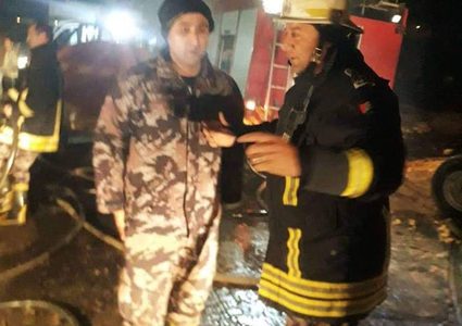 الدفاع المدني يخمد حريقًا في يعبد جنوب جنين