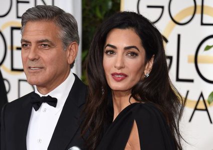 الظهور الأول لطفلي جورج وأمل كلوني