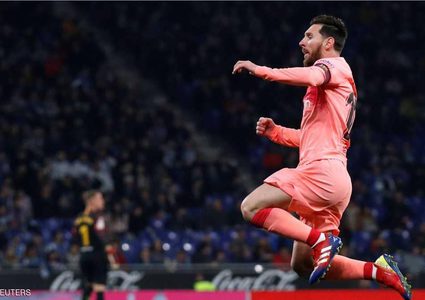 ميسي يتألق والبرشا يقسو على إسبانيول