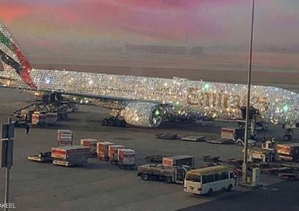 ما قصة الطائرة الإماراتية المرصعة بالألماس؟