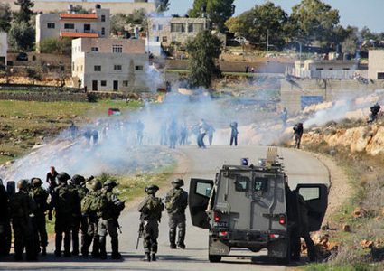 إصابة أربعة مواطنين بالرصاص المعدني في النبي صالح