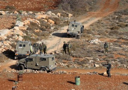 مستوطنون يهاجمون قرية عصيرة القبلية جنوب نابلس