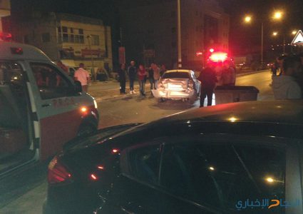 إصابة مواطن على الأقل نتيجة رشق المستوطنين المركبات