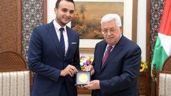 الرئيس يستقبل الفائز بجائزة مخترع العرب الدكتور وليد البنا