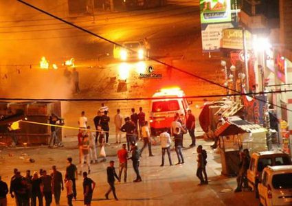 إصابة 17 مواطنا برصاص الاحتلال خلال مواجهات في نابلس