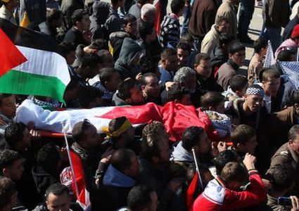 الجلزون يشيع شهيده محمود نخلة