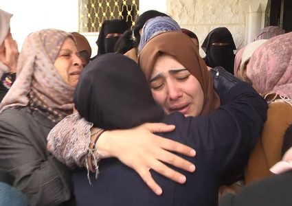 اعتصام في منزل الشهيد نعالوة بضاحية شويكة