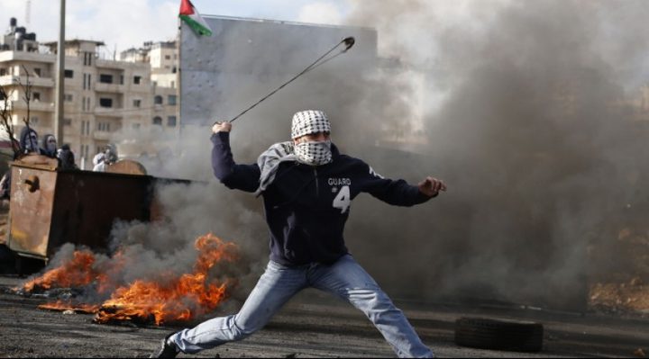 مواجهات مع الاحتلال في تقوع جنوب شرق بيت لحم