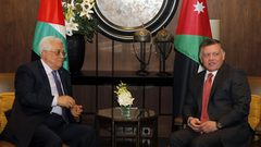 الرئيس يلتقي العاهل الأردني