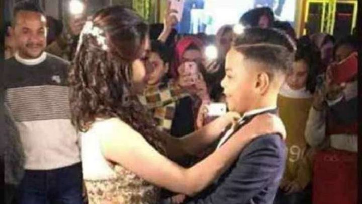 مصر.. حفل خطوبة طفلين يثير ضجة