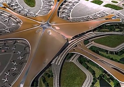 مطار بكين الجديد يعمل جزئيا بالطاقة النظيفة