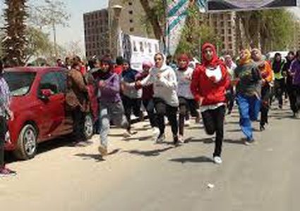 انطلاق شعلة مارثون فلسطين الدولي