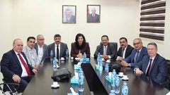 عودة تبحث مع وفد رجال أعمال أتراك من أصول فلسطينية الاستثمار